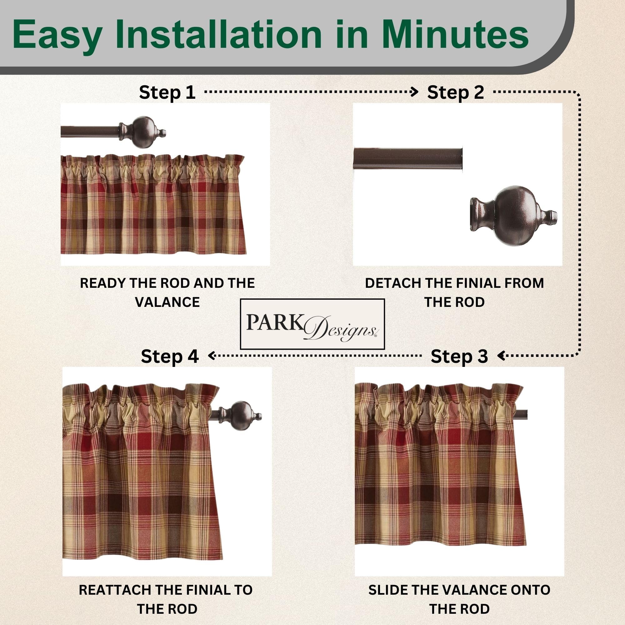 Amazon.com: Park Designs: Valance