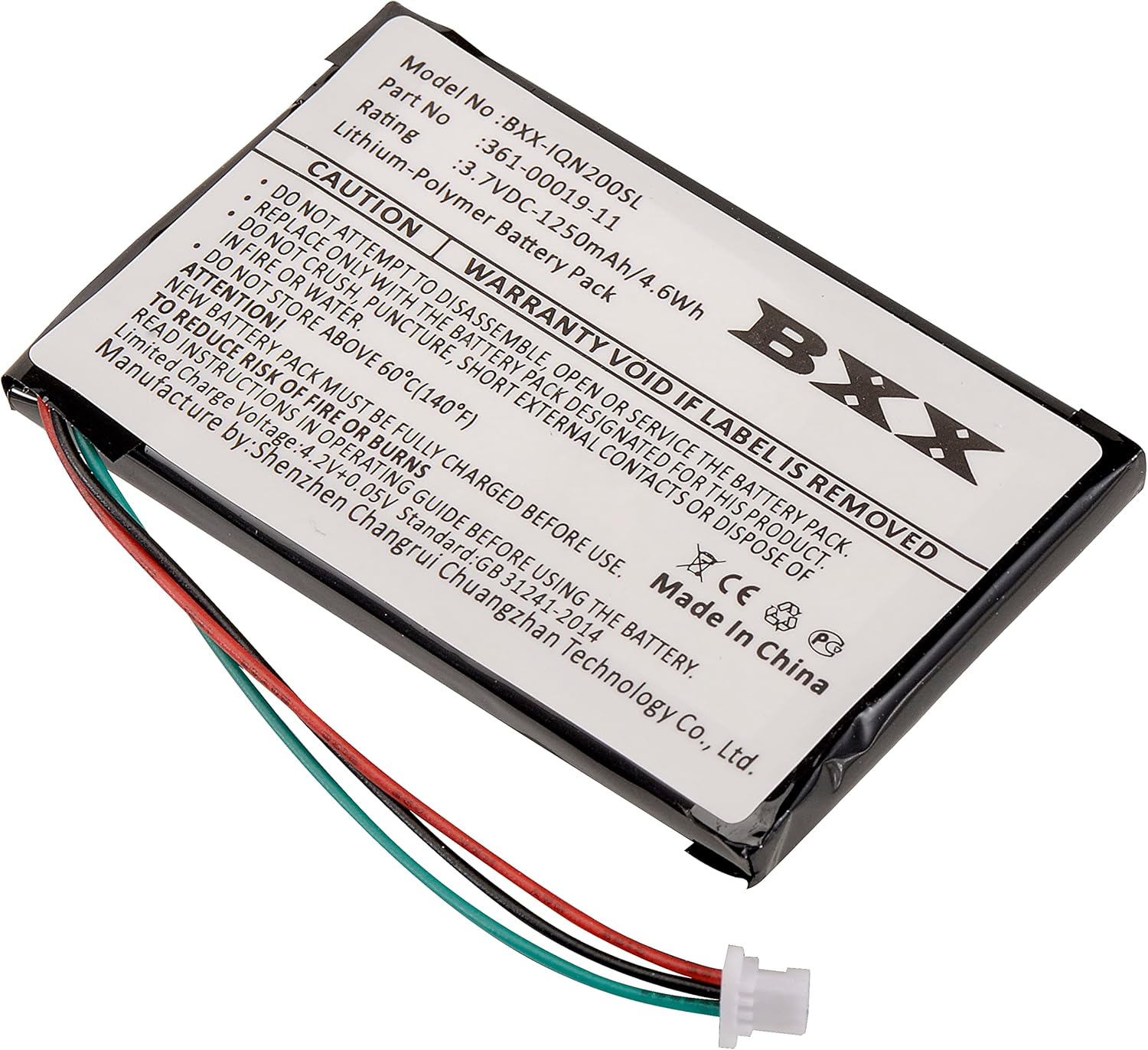 BXX Replacement Battery for Garmin 0100062110, 3610001911, Nuvi 200