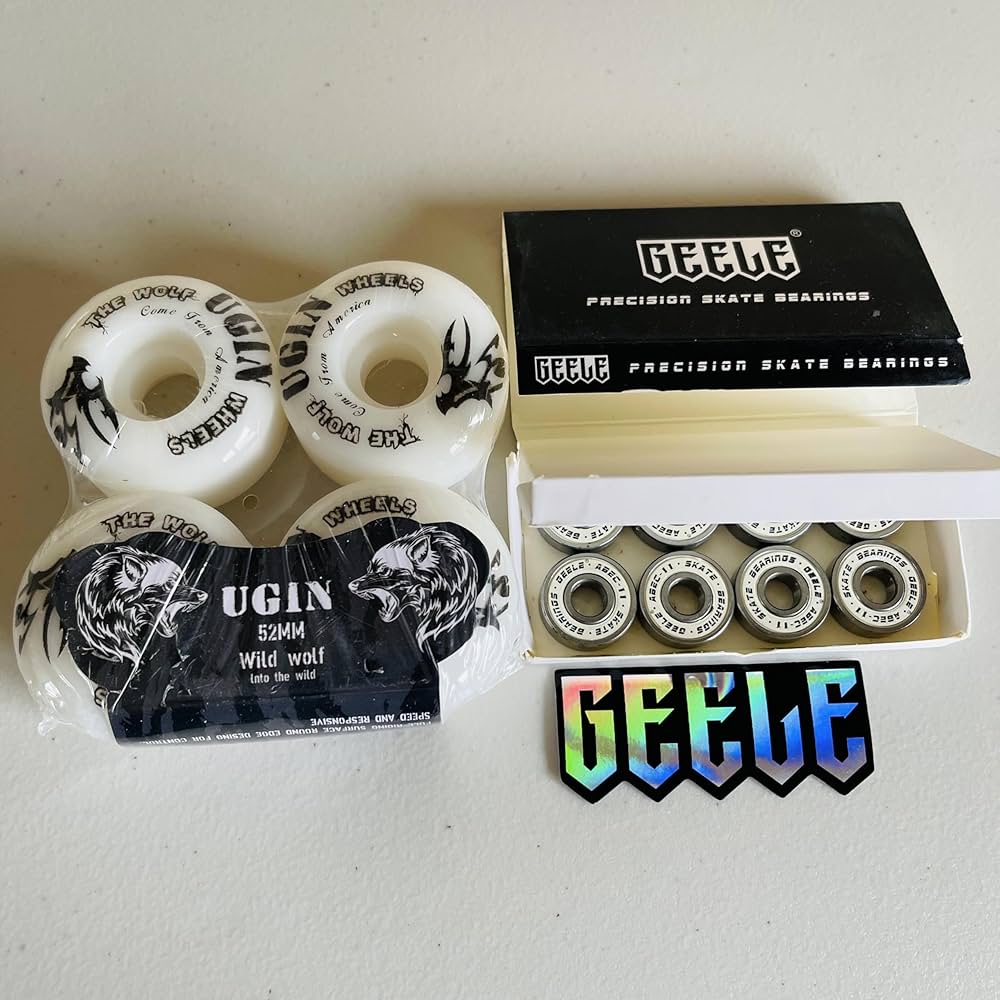 Amazon.co.jp: UGIN 95A 52*30mm ハードウィール + ABEC11ベアリング