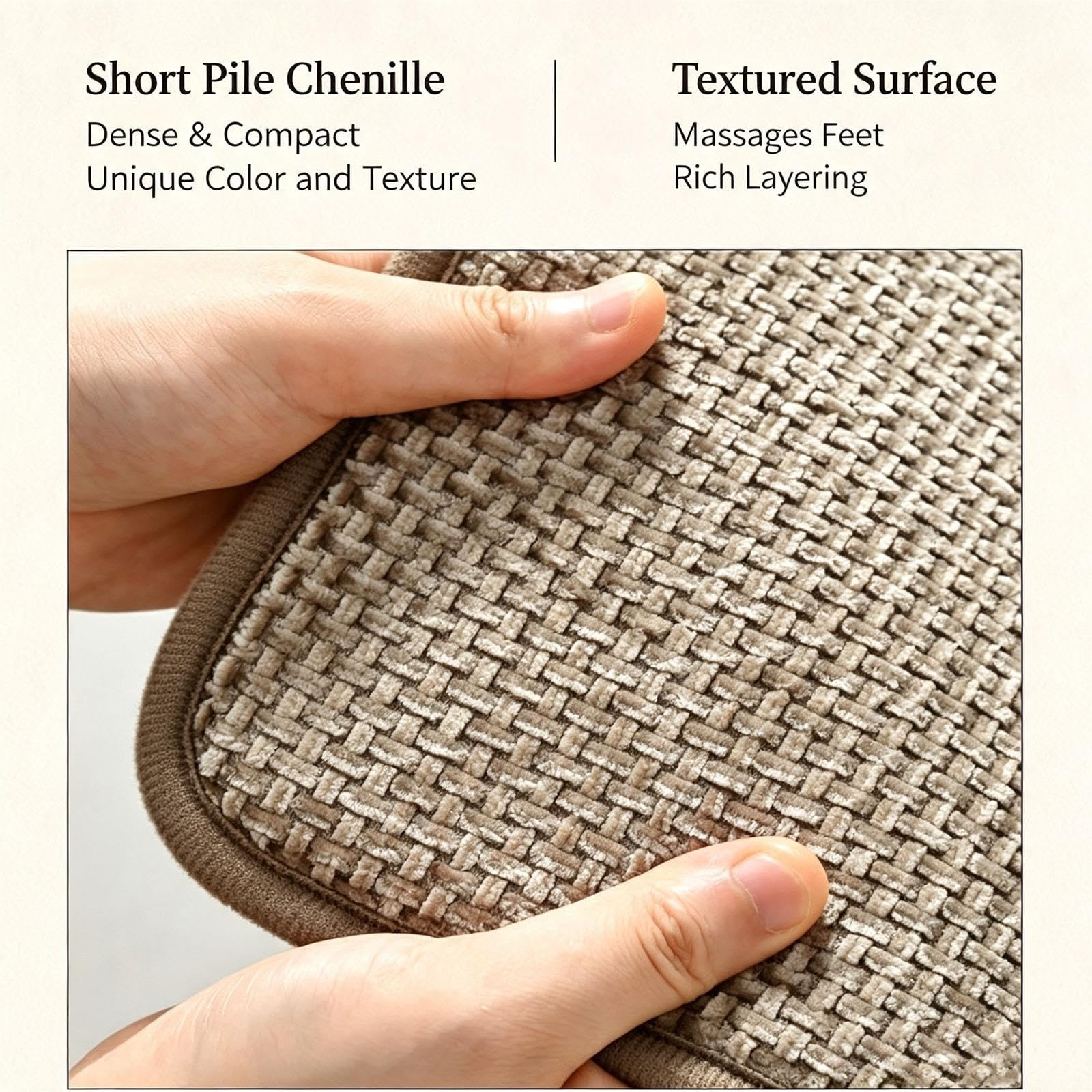 Tapis De Douche Antidérapant Absorbant, Tapis De Douche, Chenille
