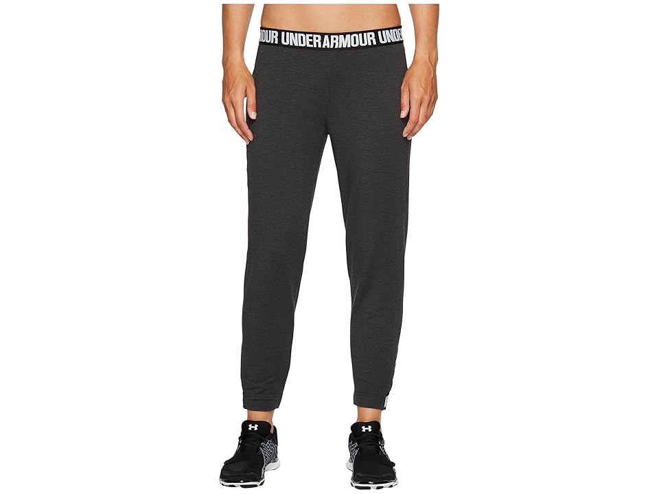 

Under Armour Featherweight Fleece Pants (Black/White/Graphite) Women's Casual Pants