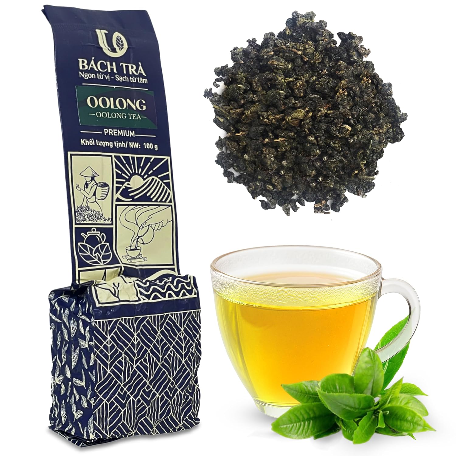 Tra Tea Amazon.com : BACH TRA Premium Oolong Tea Loose Leaf – 3.53 oz ...