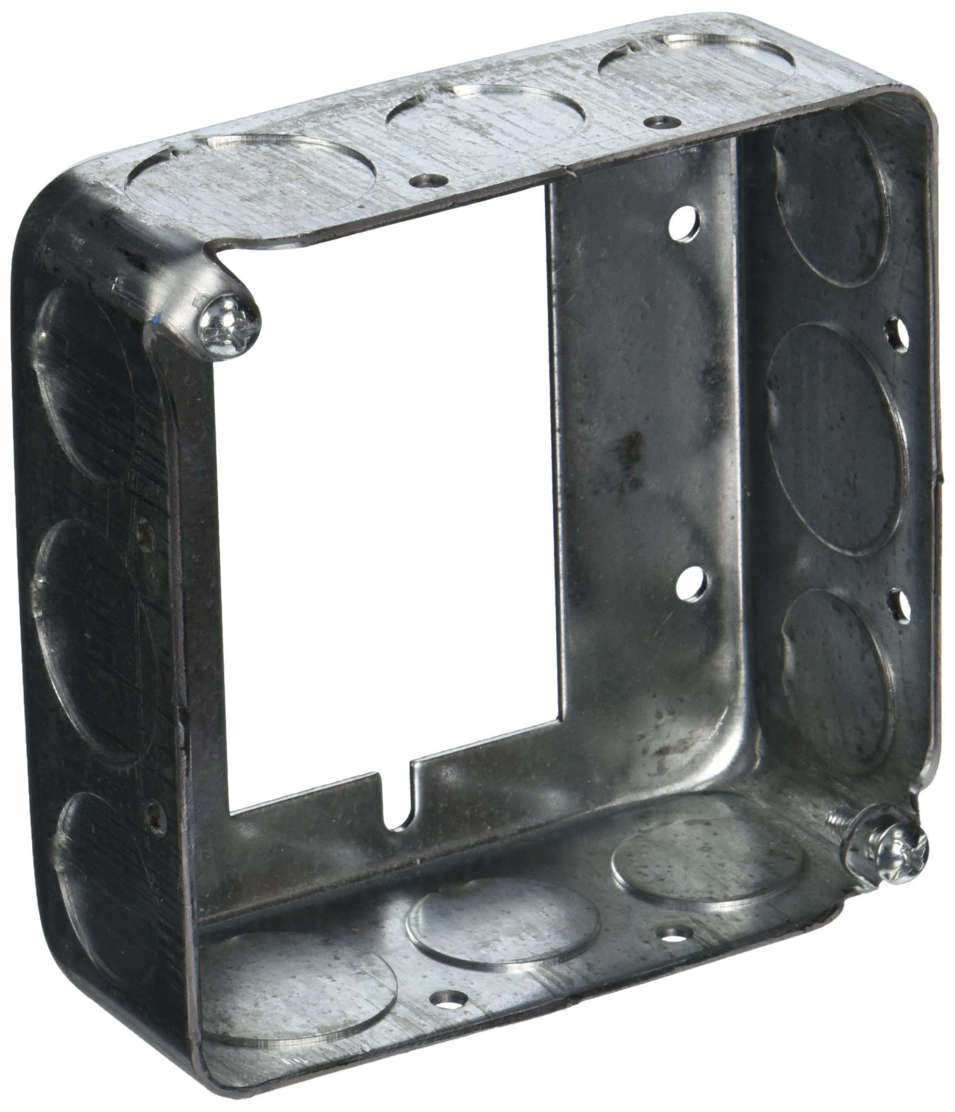 THE SIDE UP BOX+EXTENSION UNIT TABLE×2 RACO 187 Drawn 1-1/2-Inch Deep 4-Inch Square Electrical Box