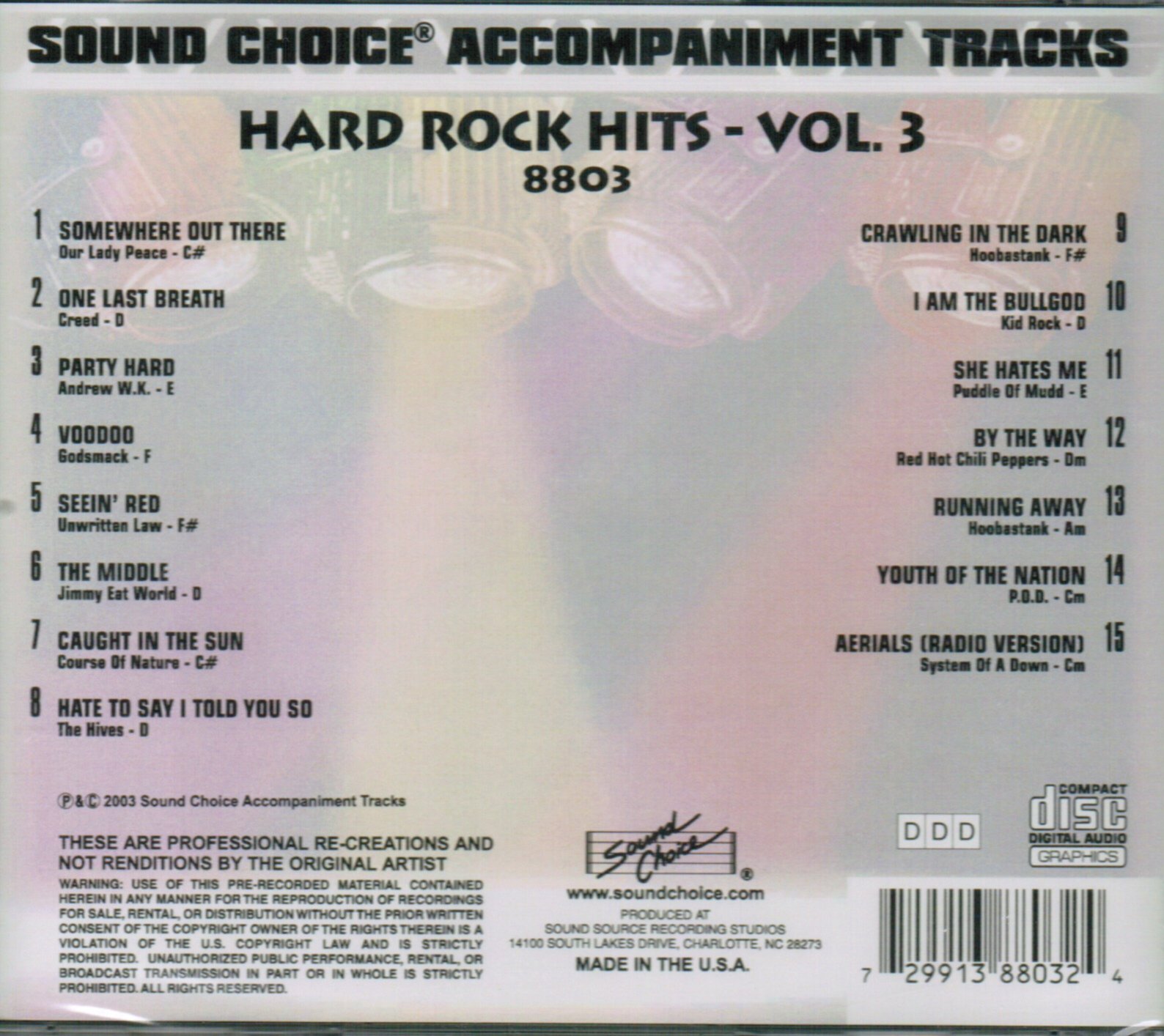Hard Rock Hits, Vol. 3