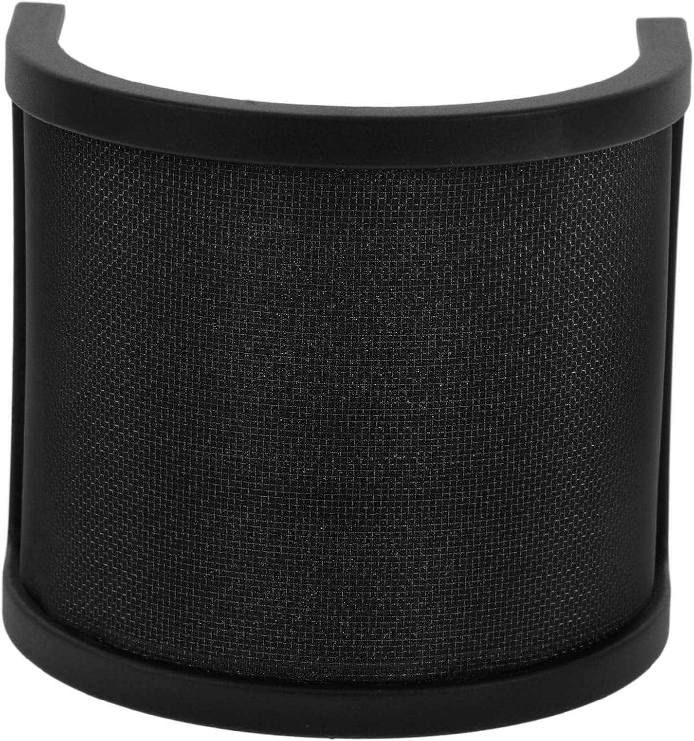 Yardwe Double Layer Pop Filter Microphone Accessory u Shaped Windscreen Cover for Podium Mic Mic