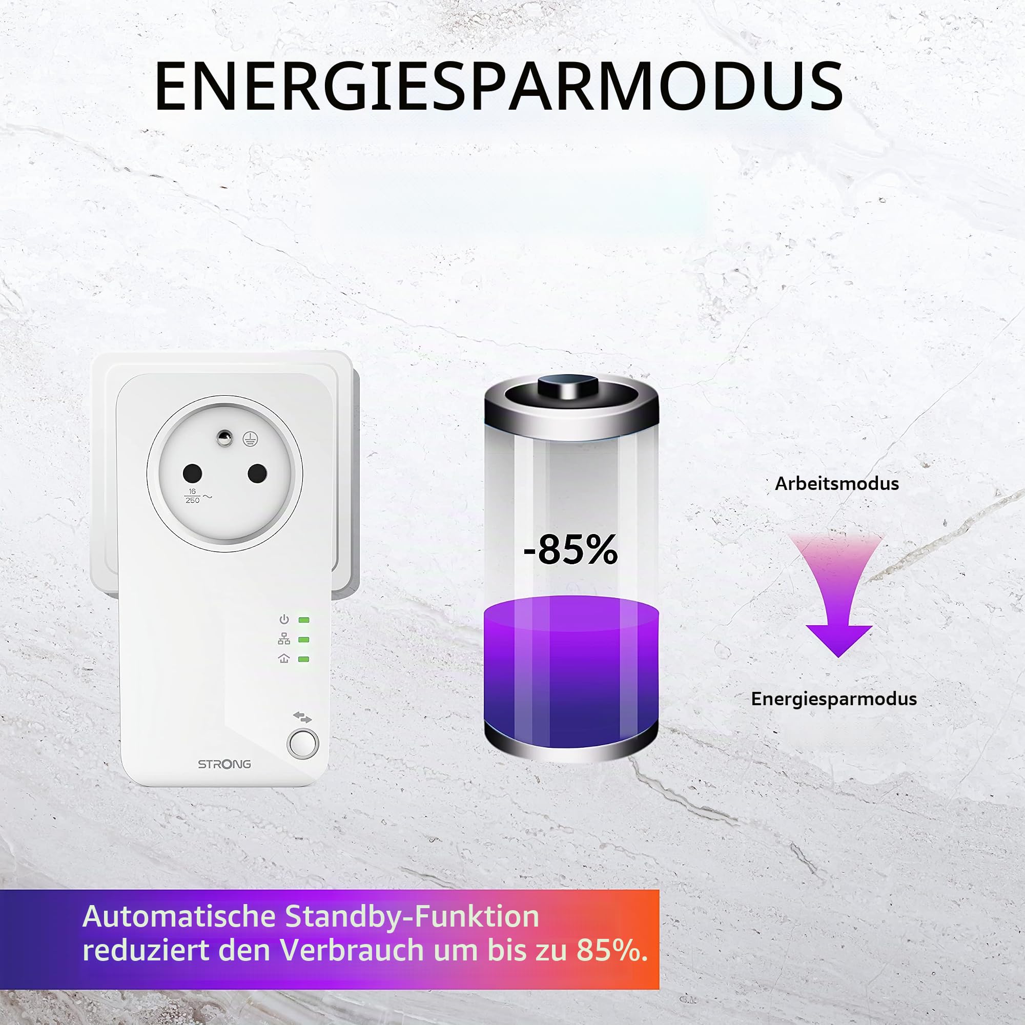 Strong AV600 Powerline Adapter 3-Pack – Bild 7