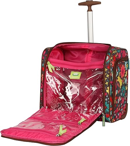 Miniatura 5 de Lily Bloom Designer - Maleta de viaje de 15 pulgadas para viajes cortos fin de semana negocios equipaje ligero maleta de 2 ruedas giratorias bajo el