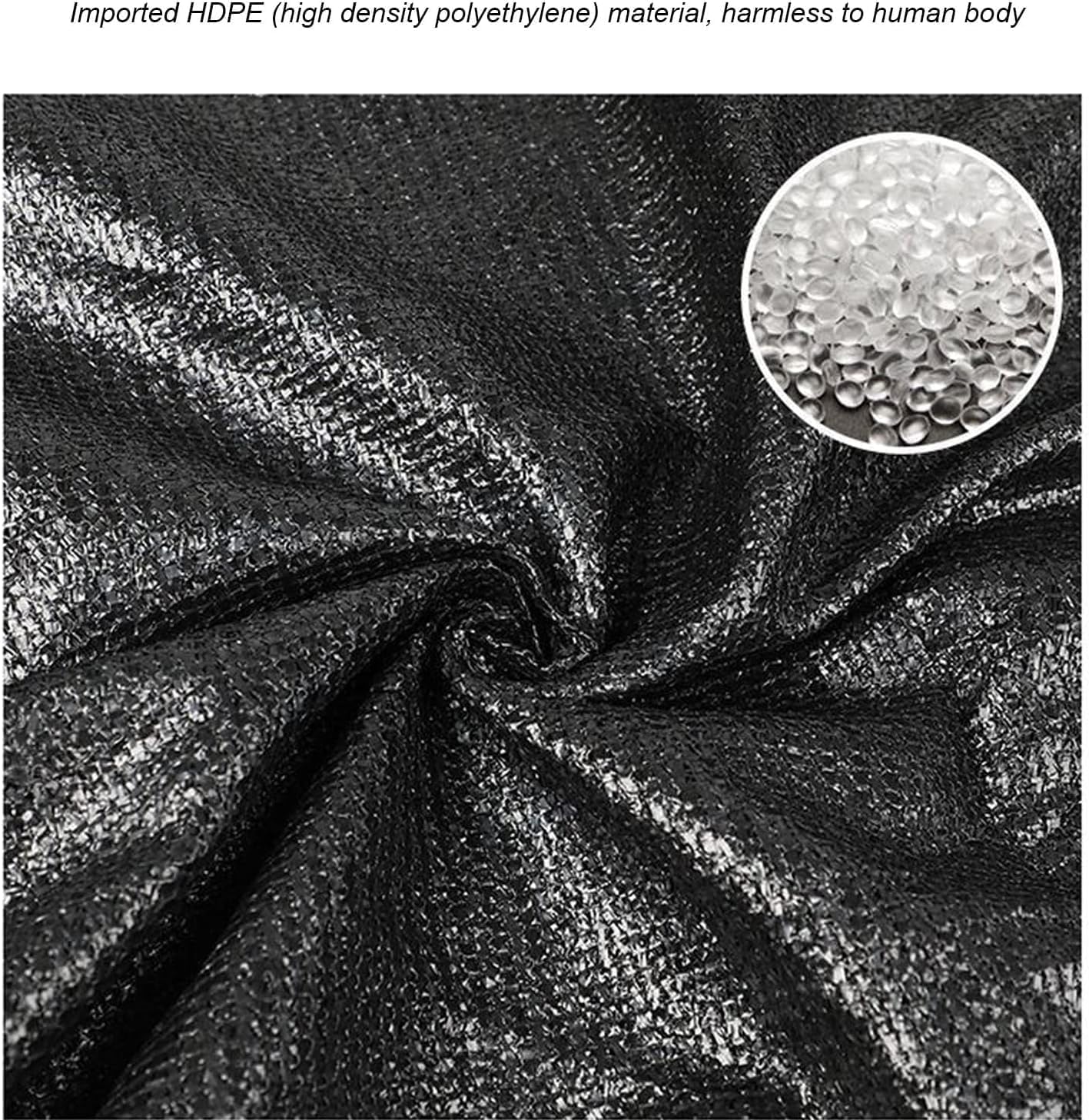 40% Sunblock Shade Cloth, Shade Sails, Sun Mesh, Garden Shade Net,for Plant Cover, Greenhouse, Barn Or Kennel, Flowers, Plants, Patio,Black,2X3m