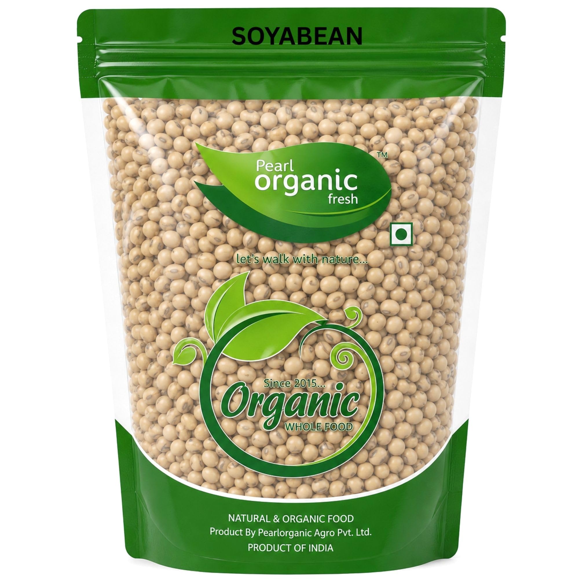 Pearl Organic Fresh Organic Soya Bean Whole | High Protein Soybean | Natural, Unpolished, Chemical Free | Healthy Cooking Beans (750gm)-picture-33