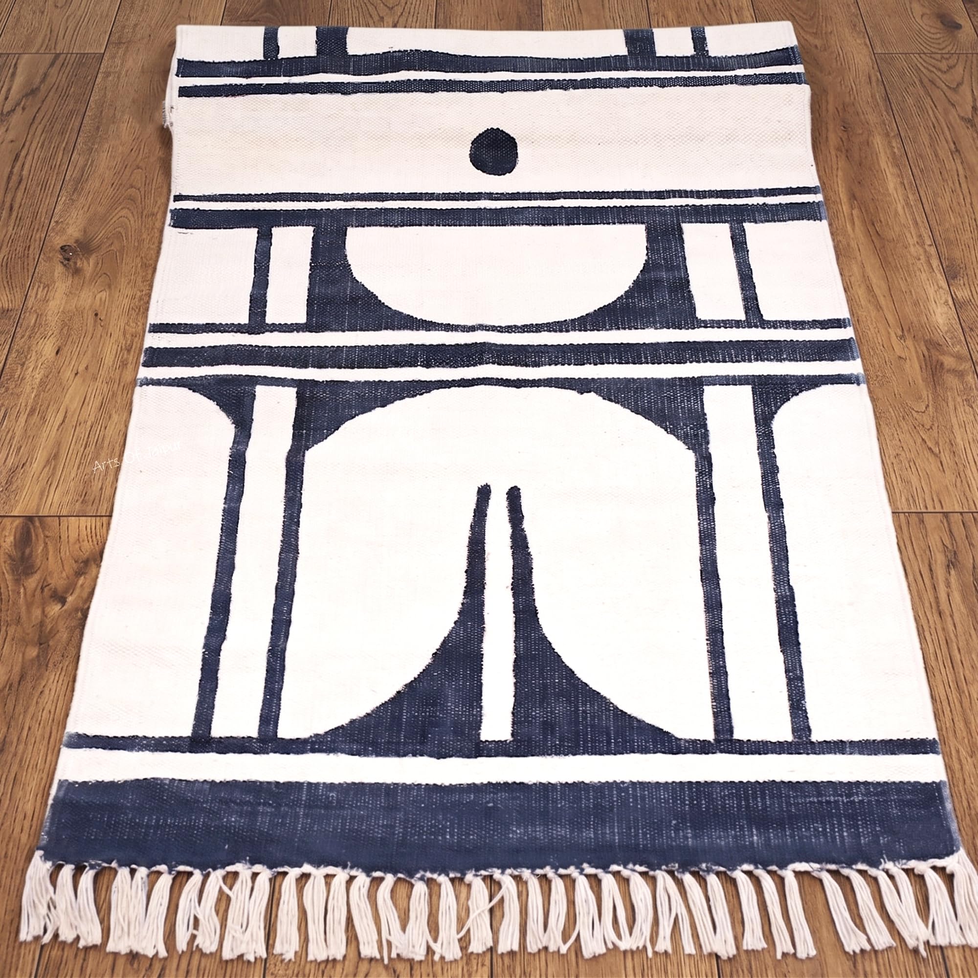 Baumwoll-Läufer, Teppich, Läufer für Flure, 0,8 x 3,6 m