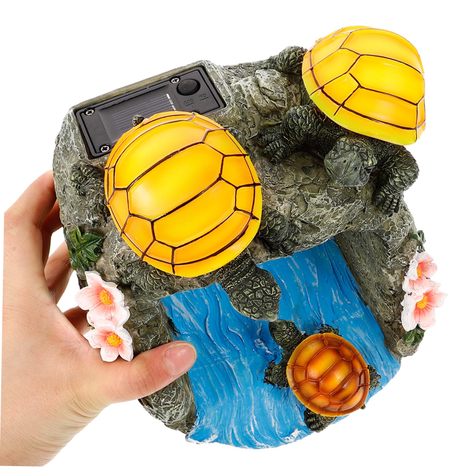 TOYANDONA Schildkröten Statue für Fallrohrverlängerung Kreative Garten Dekoration Installieren Leitet Ab und Sorgt für Fröhliche im Freien für Gartenliebhaber