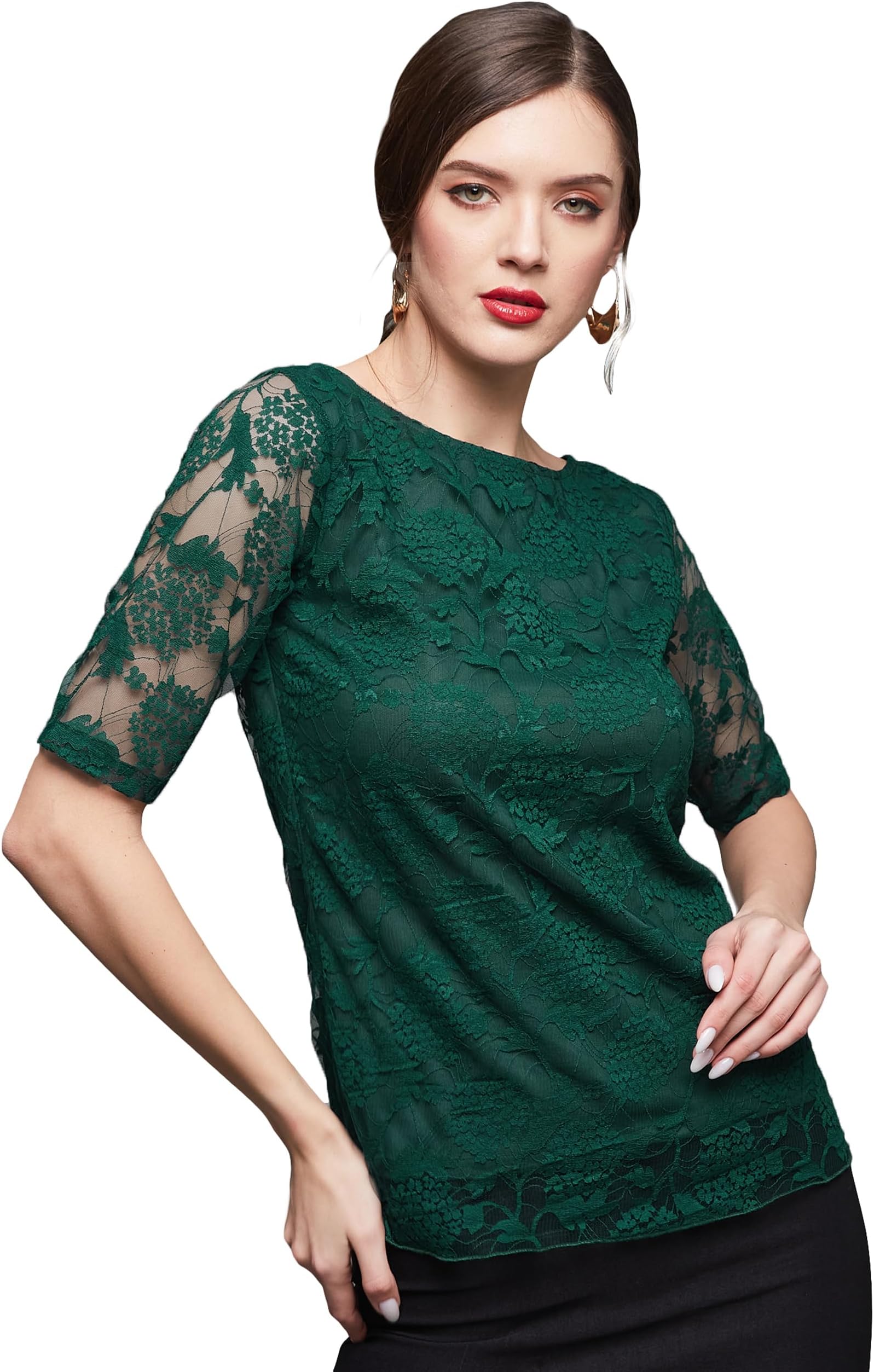 – Women's Floral Slim Shirt