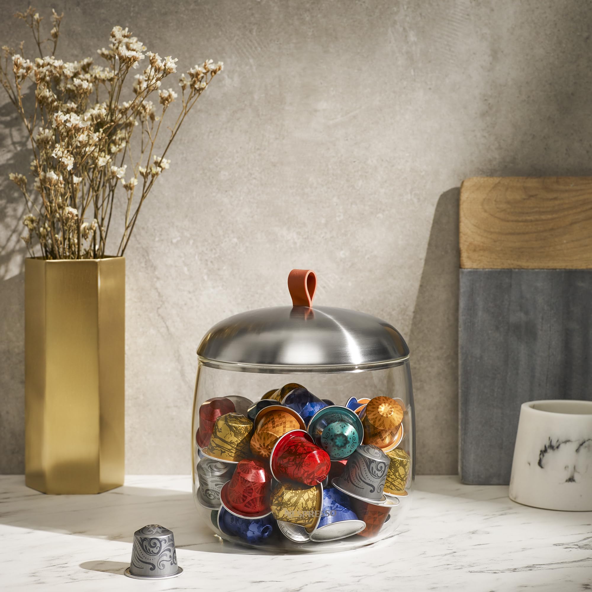 Distributeur Capsules Nespresso R&R SHOP - Modulaire 4 Pièces, 100% Compostable Et Recyclable