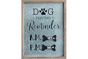 COLLECTIVE HOME - Metal Dogs Feeding Schedule