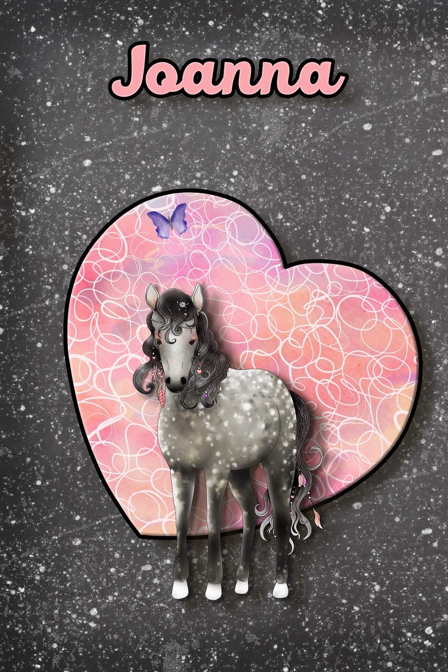 Dapple Dreams Joanna: Wide Ruled Composition Book Diary Lined Journal