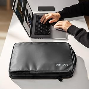Amazon.com: tomtoc 360 Protective Laptop Shoulder Bag for 16-inch