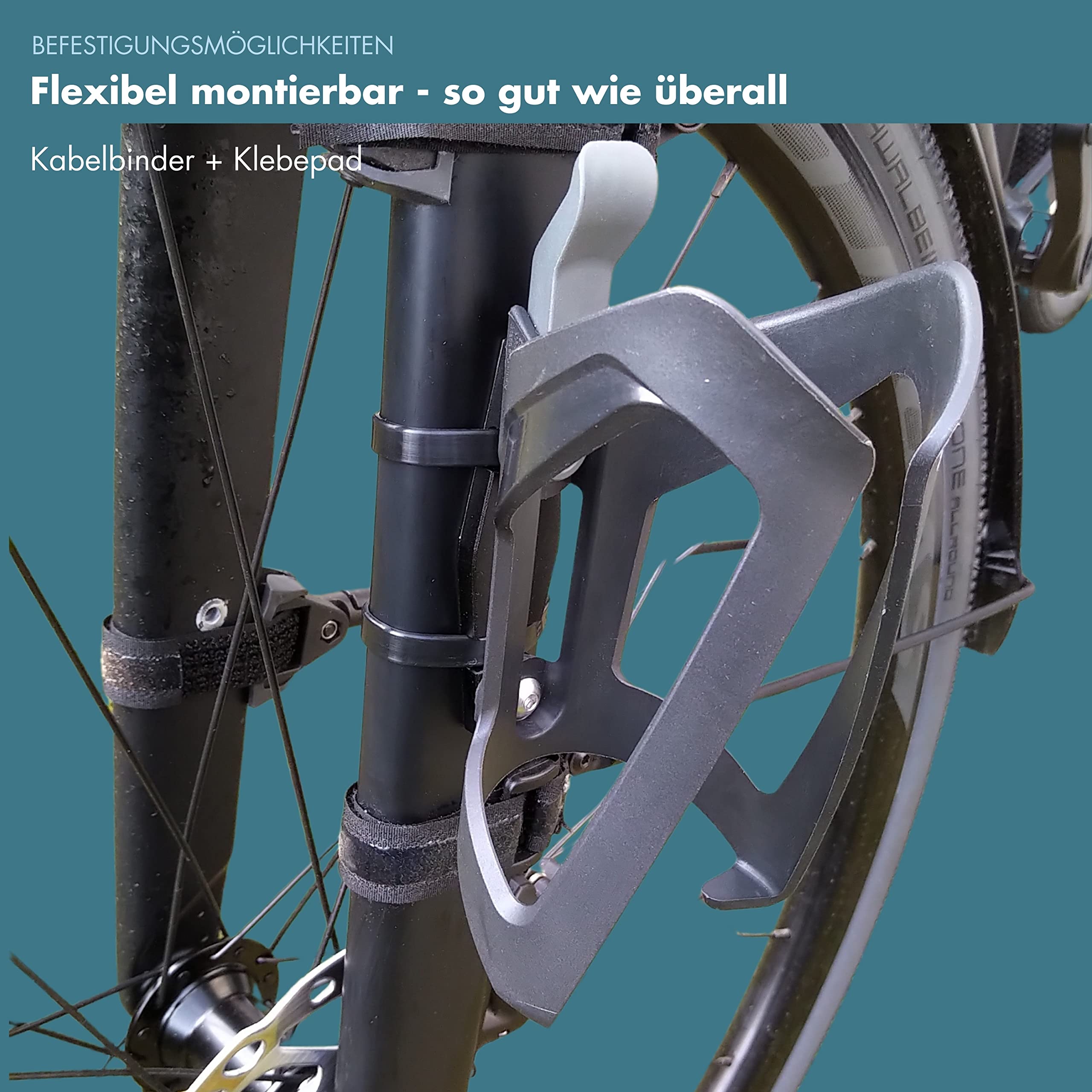 Flaschenhalter-Adapter Für Fahrrad & MTB - Ohne Bohren, Super Easy Zu Montieren!