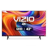 VIZIO 43-inch 4K UHD LED Smart TV w/Dolby Vision HDR, DTS Virtual: X, Alexa Compatibility, Chromecast Built-in, Bluetooth Headphone Capable (V4K43M-08) (Renewed)
