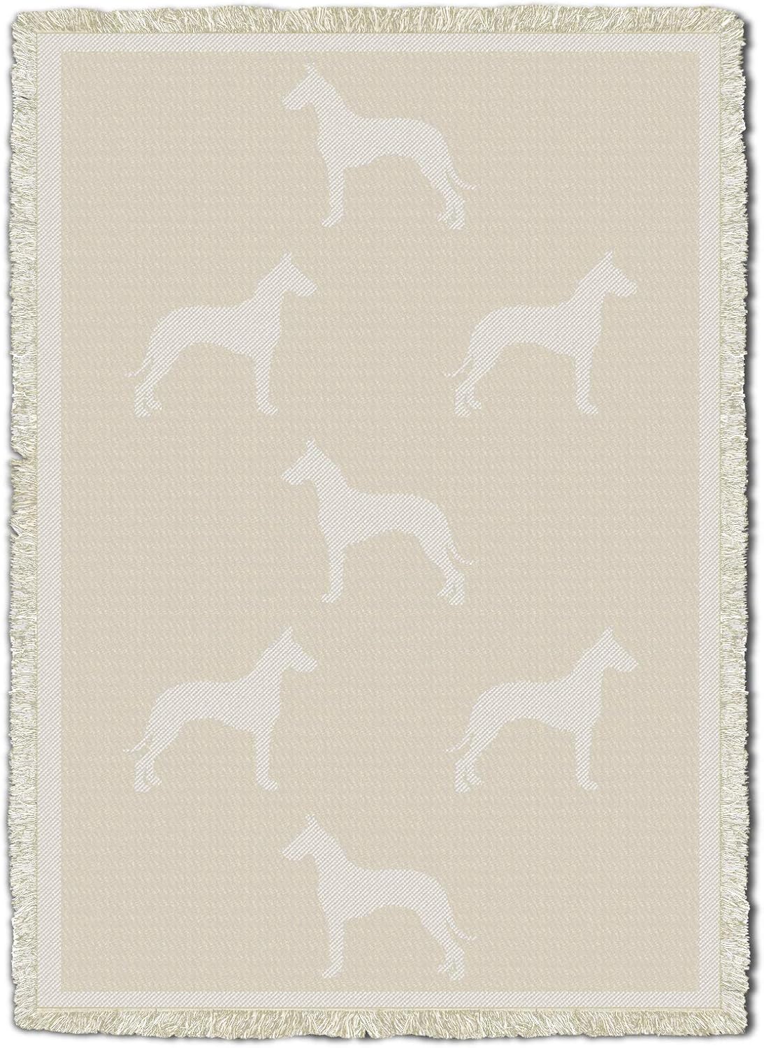 Pure Country Weavers Great Dane Blanket - Gift for Dog Lovers - Tapestry Throw Woven from Natural Cotton - Made in the USA (70x50)