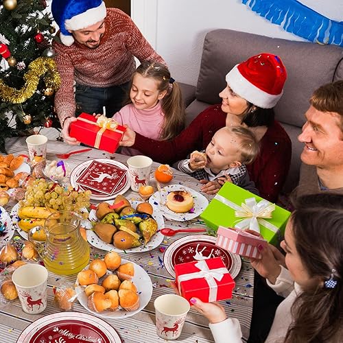 Miniatura 6 de Juego de 400 platos de bautismo y servilletas para 50 invitados, juego de vajilla desechable con cruz de bautismo, servilletas de bautismo,