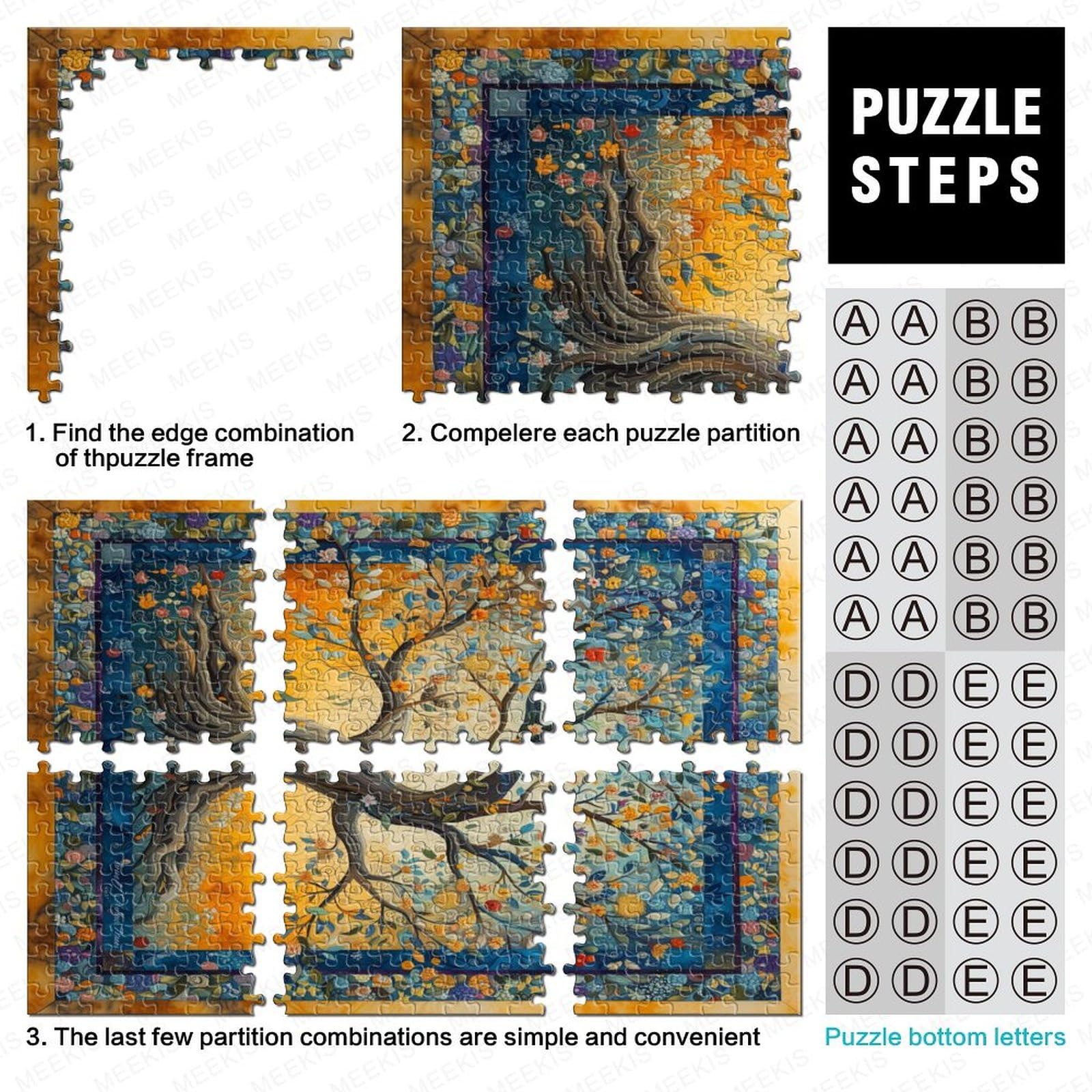 PICKFORU Puzzle Arbre de Vie pour Adultes 1000 pièces, Puzzle Difficile pour Adultes, Puzzle coloré Arbre de Vie mosaïque 1000 pièces PICKFORU Puzzle Arbre de Vie pour Adultes 1000 pièces, Puzzle Difficile pour Adultes, Puzzle coloré Arbre de Vie mosaïque 1000 pièces