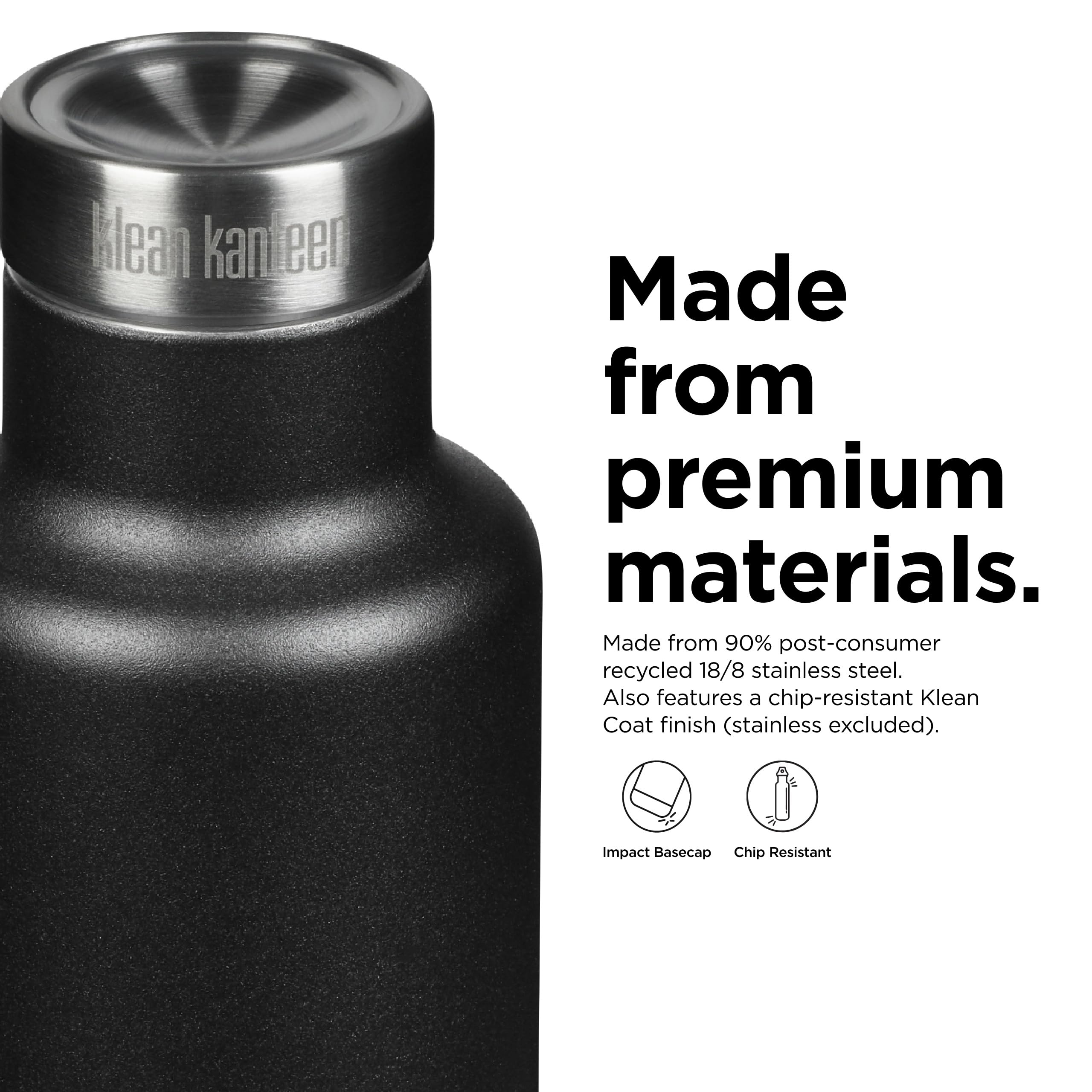 Klean Kanteen Izolacja do przelewania - 25 uncji - czarny