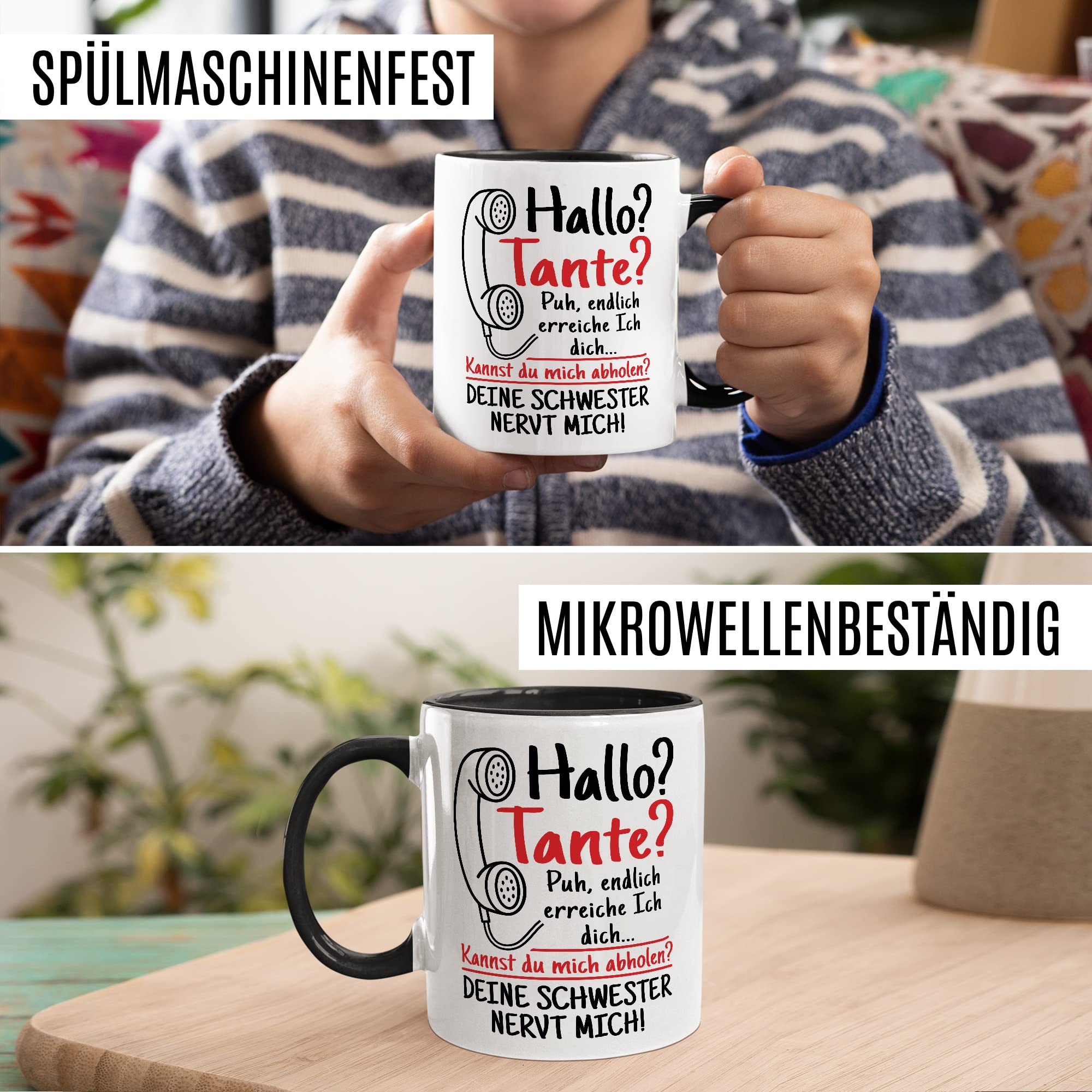 Tazza Con Scritta In Lingua Tedesca Ich Arbeitite Hart, Damit