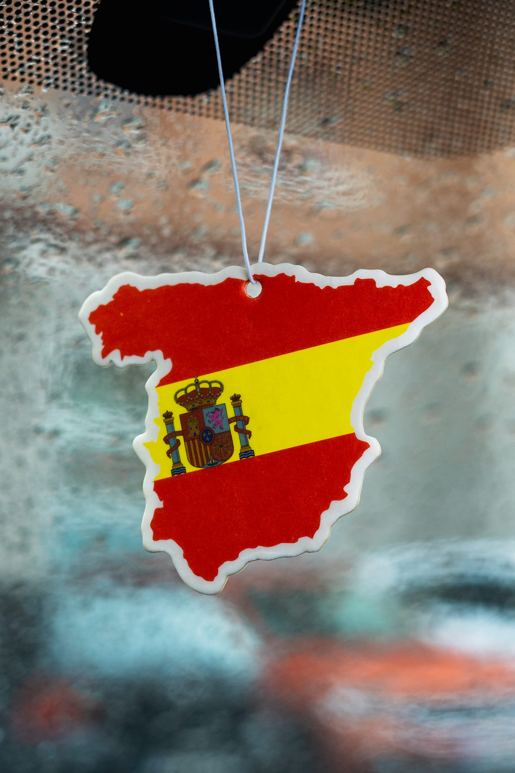 Profumo 50 Pezzi Deodorante per Auto Bandiera Spagna in Diversi odori