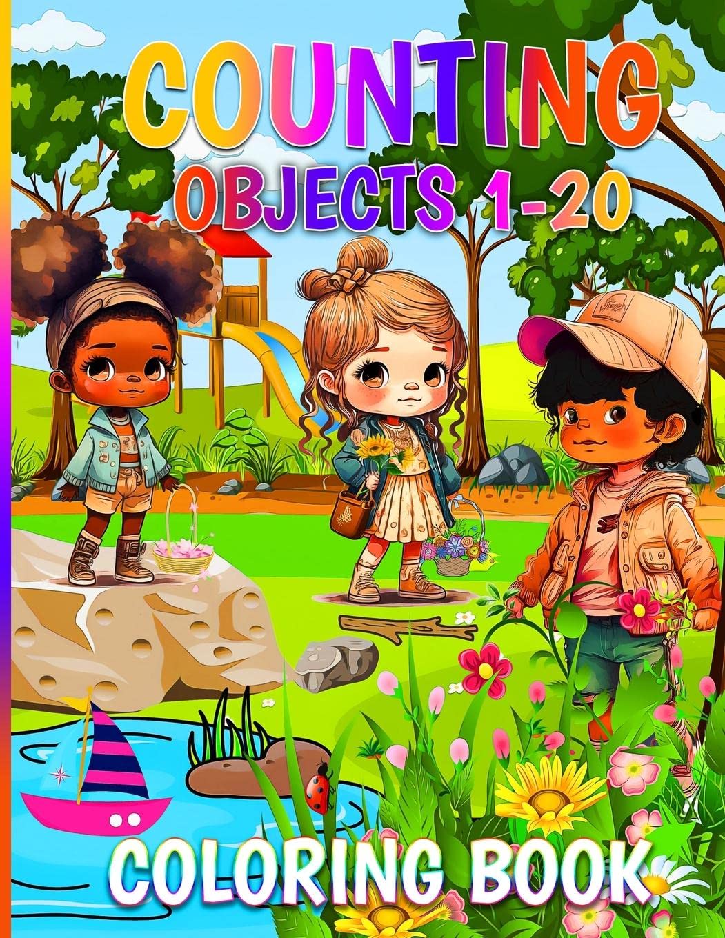 Counting Objects 1-2: Coloring Book