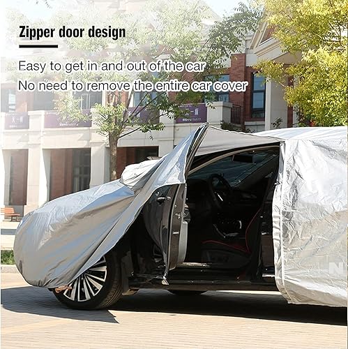 Miniatura 2 de Funda para automóvil compatible con Audi Q2Q3Q4Q5Q6Q7Q8, funda impermeable para todo tipo de clima, cubierta exterior completa impermeable para