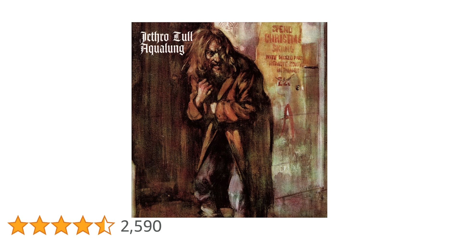 ジェスロ・タル『Aqualung』180g レコード DCC（LPZ-2030） ジェスロ・タル『Aqualung』180g レコード DCC（LPZ-2030