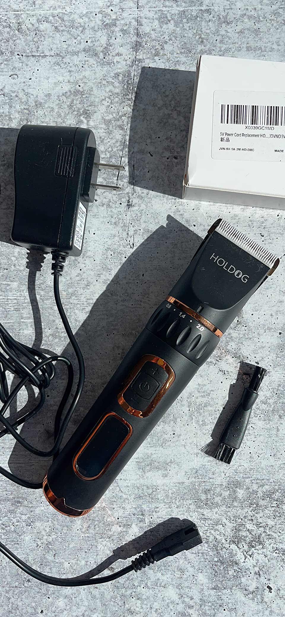 5V Power Cord Replacement HOLDOG Dog Clippers Charger for