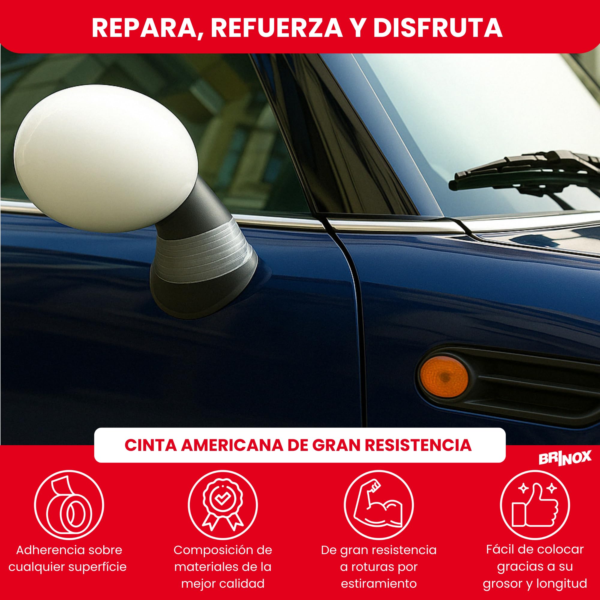 Brinox – Nastro americano, giallo, B61110A