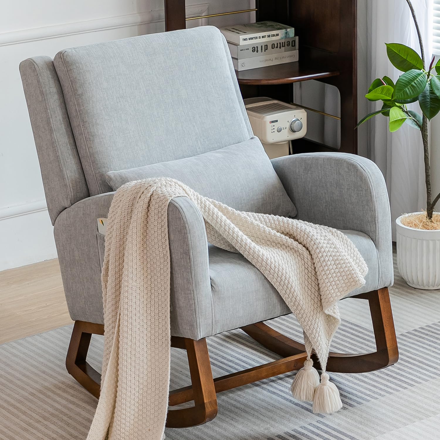 Amazon.com: COCO DESIGN Rocking Chair Indoor for Nursery, Rocking