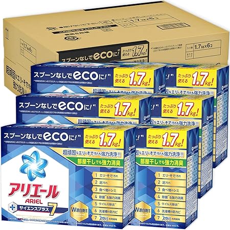 Amazon ボールド 粉末 香りつき 洗濯洗剤 ピュアクリーンボタニア 本体 1 7kg 6個 ボールド ドラッグストア