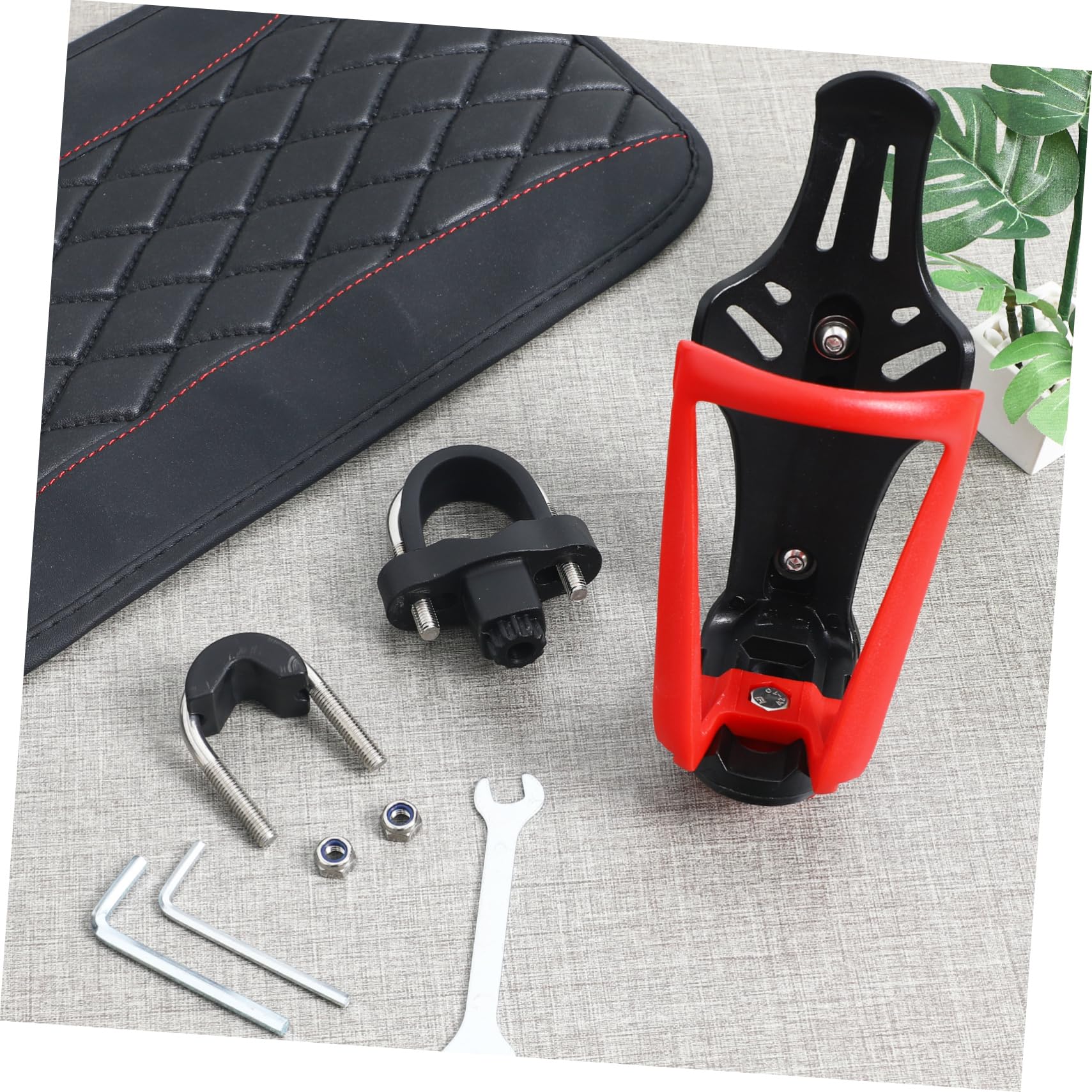 BESPORTBLE 5 Piezas Portavasos de agua para motocicleta portabotellas de motocicleta portavasos de motocicleta scooter Portabidón para bicicleta de montaña aire portavasos para cochecito PU
