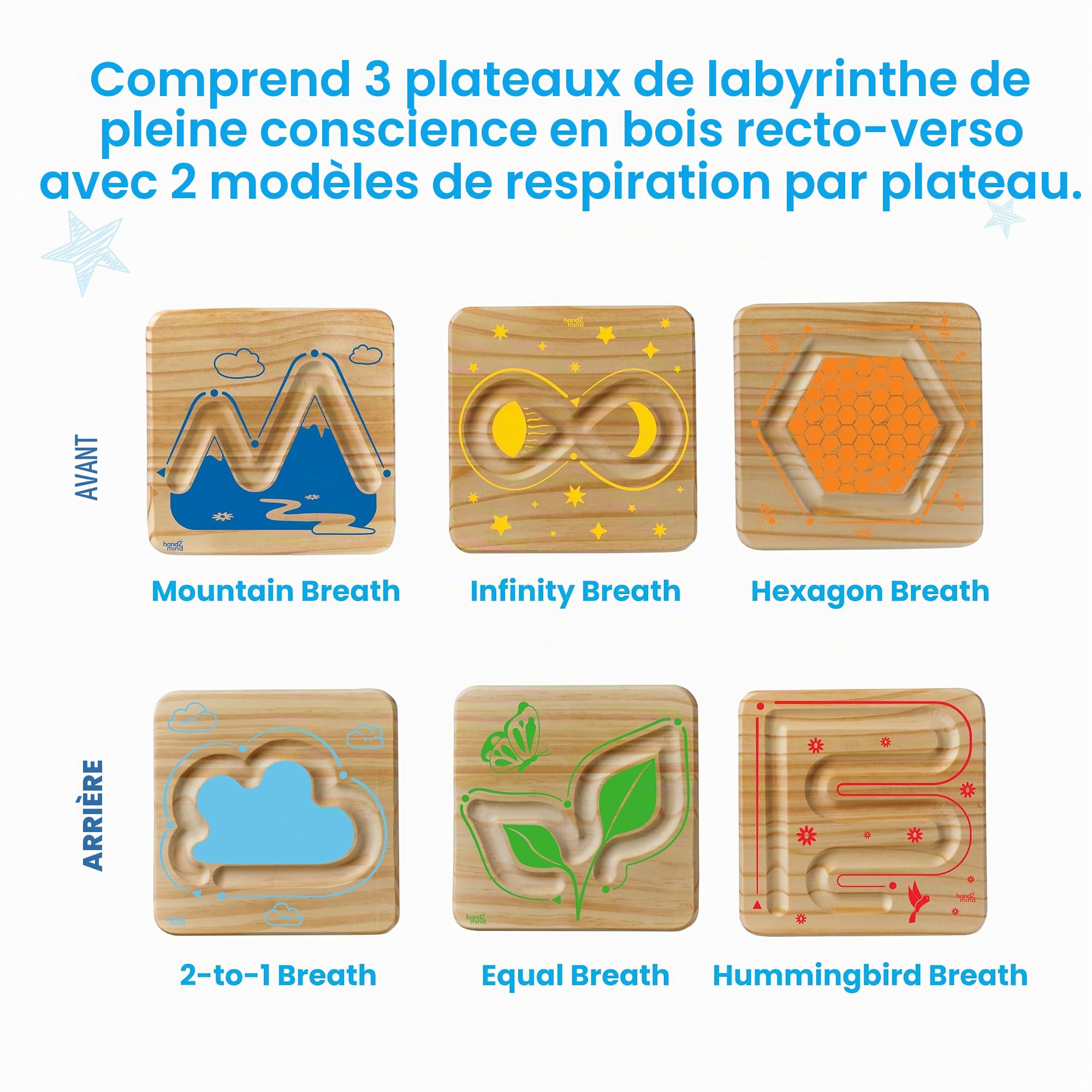 Learning Resources Planches de Labyrinthe apaisantes à Manipuler, Jouets Mixtes, Aide Les Enfants à se Calmer et à se concentrer, dès 3 Ans