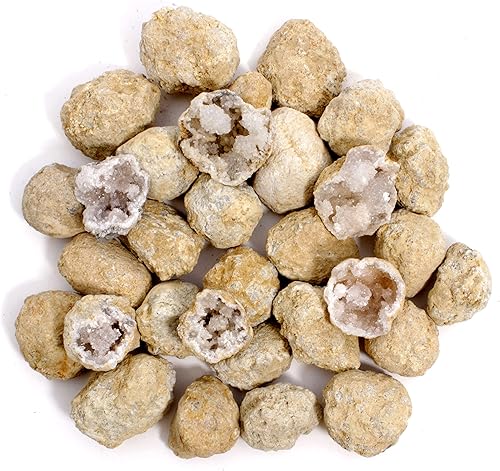 Miniatura 9 de DANCING BEAR 25 rompen tus propias geodas, 90% huecas, (grandes de 1.75 a 2.5 pulgadas) Abre y descubre increíbles cristales sorpresa en el