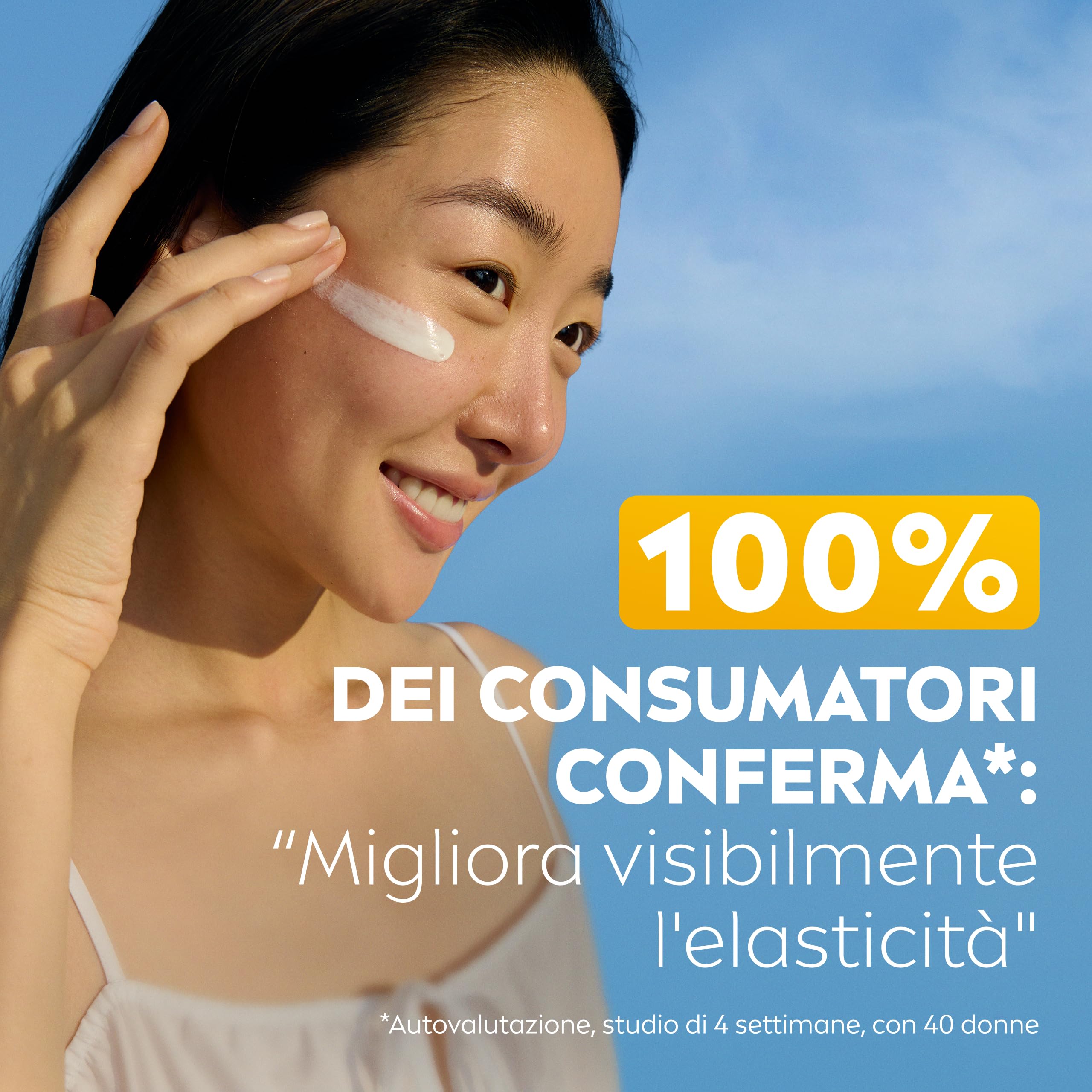 NIVEA SUN Anti-Age Q10 SPF 50+ 40 ml, Crema solare viso antirughe contro il fotoinvecchiamento, Crema viso SPF 50+ con Collagene e Coenzima Q10, Protezione solare ultra leggera, Non comedogena