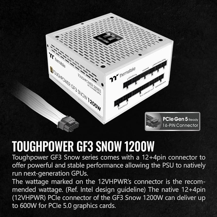 電源ユニット thermaltake TOUGHPOWER GF3 1000W Toughpower GF3 1000W Gold - TT Premium Edition