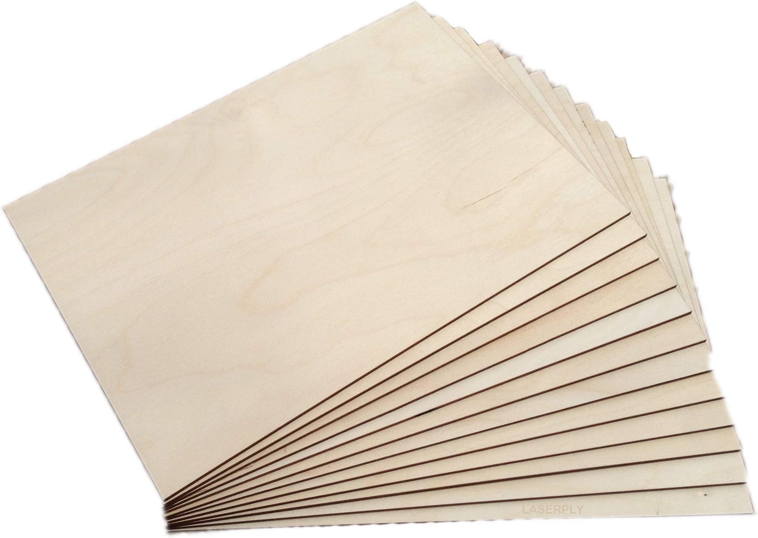 Laserply Baltic Birch Plywood A4 Sheet 50 Pack by Daisymoon Designs