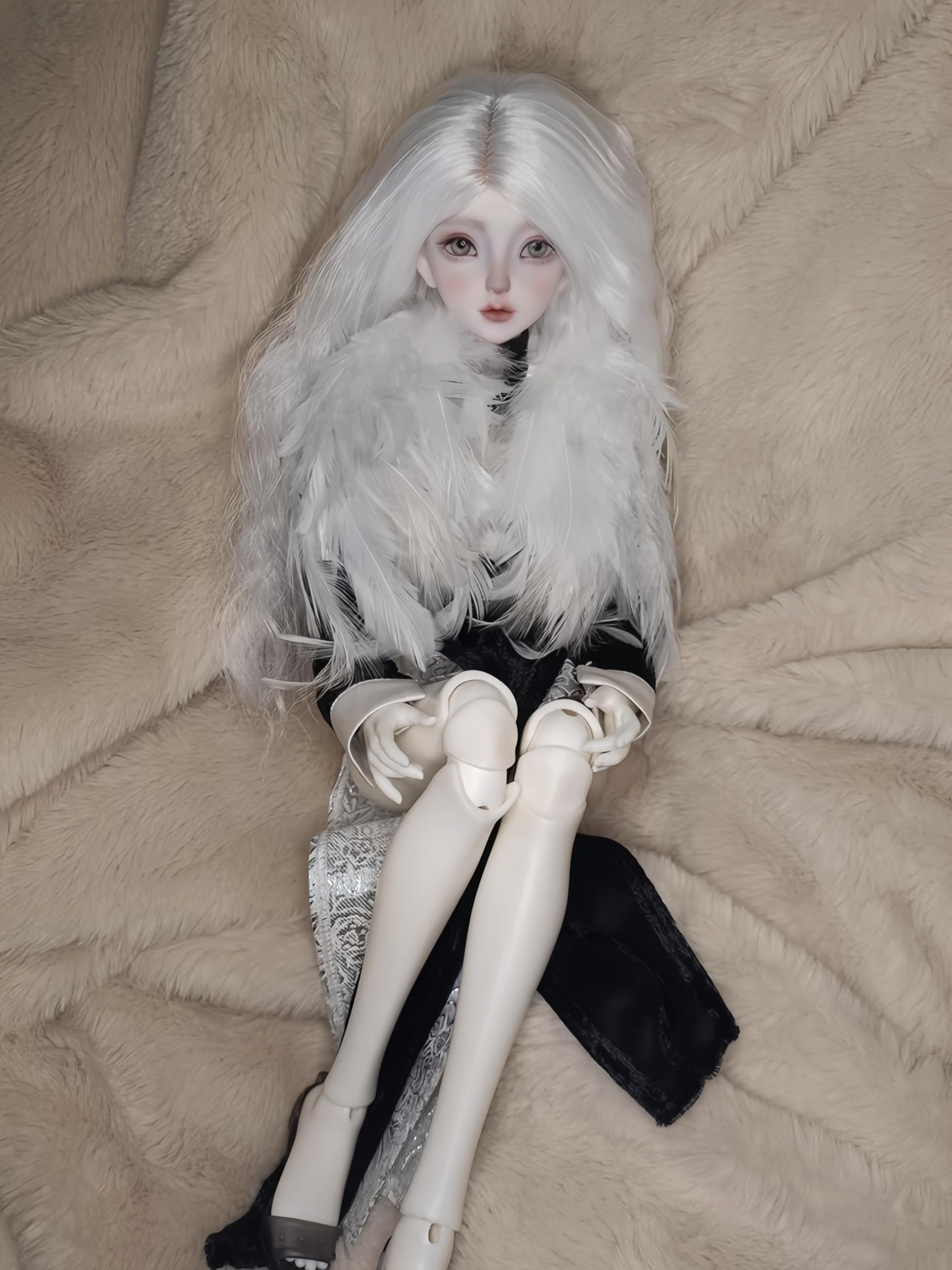 1/4 Bjd Puppe Fashion Anime Ball Jointed Dolls Cute Resin Action Figure Handmade Makeup Home Decor Collectible Gift Sets (K)