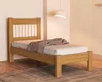 Cama Solteiro Bela Estilo Ripado (Nature/OFF)