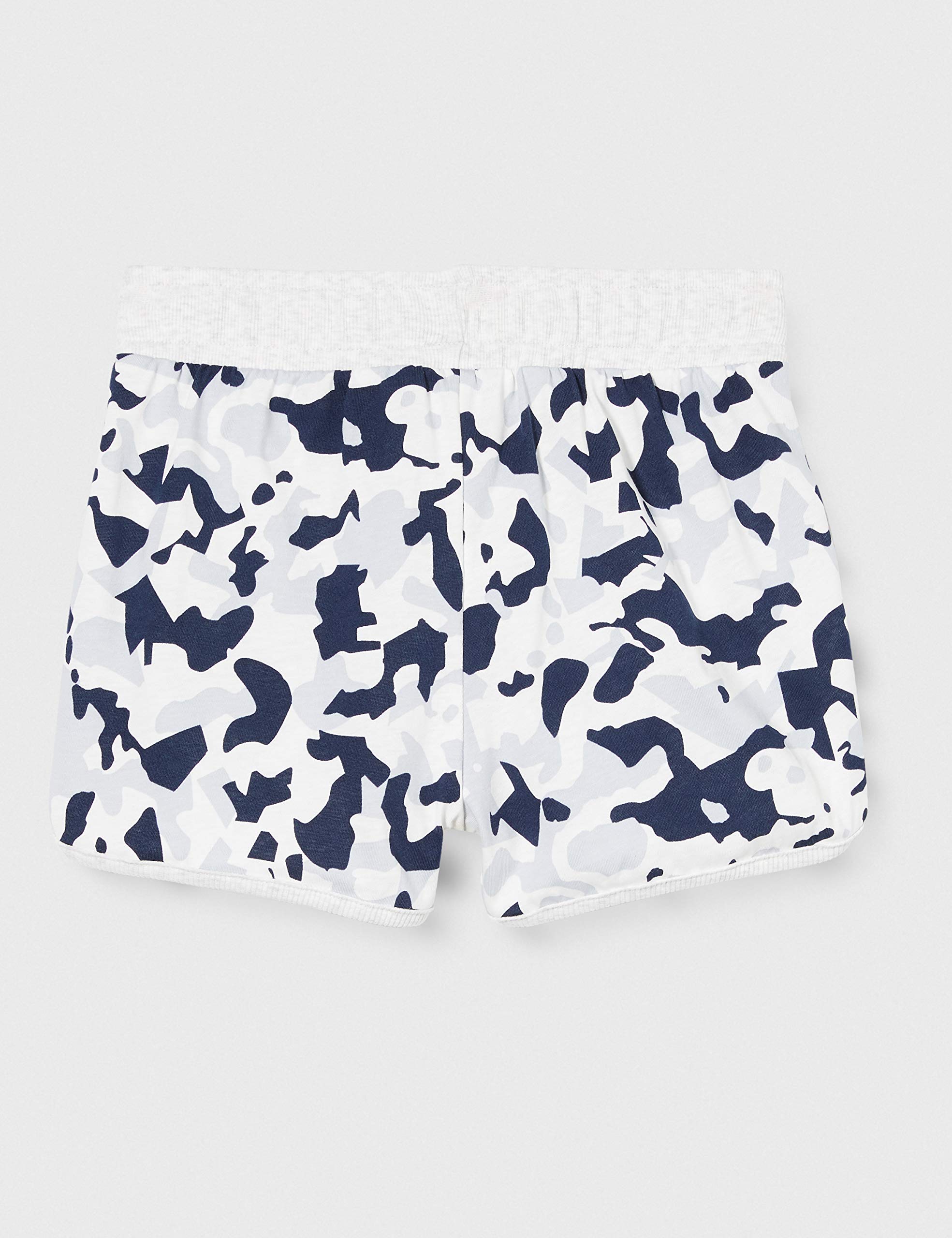 Sanetta Mädchen Shorts Light Grey Kurze Hose für taffe modernen Camouflage-Alloverprint Athleisure-Kollektion