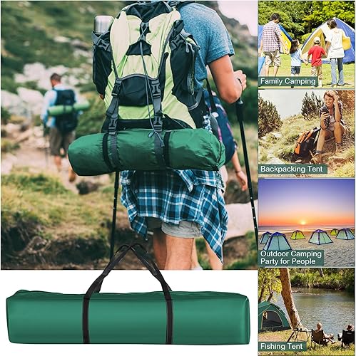 Miniatura 7 de Tiendas de campaña desplegables para camping, tienda de campaña para 2-3 personas, tienda de campaña automática de fácil instalación de los años 60,