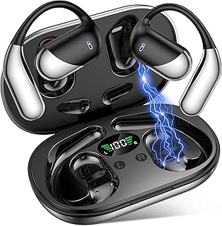 AI Translation Earbuds Real Time,Open Ear Earbuds,168 Languages,60H Playtime translator earbuds 4-in-1 Buletooth 5.4,Translator Device,Audifonos Traductores Inglés Español for Business,Learning
