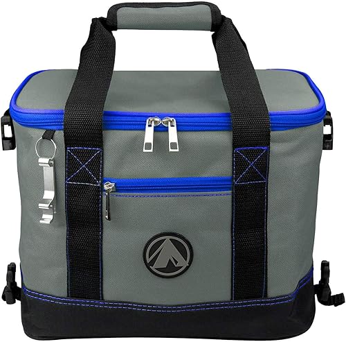 GigaTent Hielera plegable aislada, lonchera suave con abrebotellas para campamento, playa y viajes, tela ligera y resistente a desgarros (pequeña: