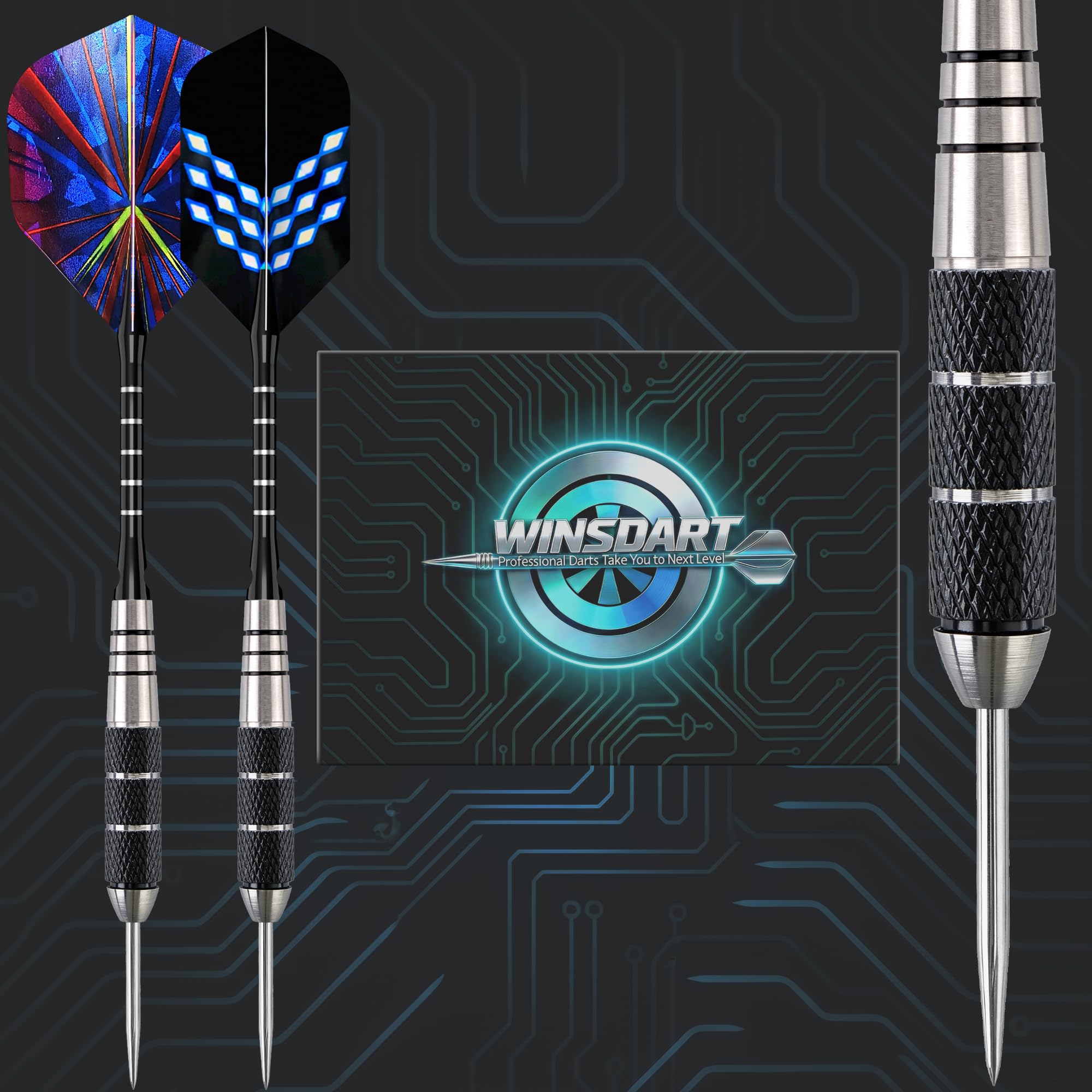 Amazon.co.jp: WINSDART ダーツメタルチップセット、スチールチップ