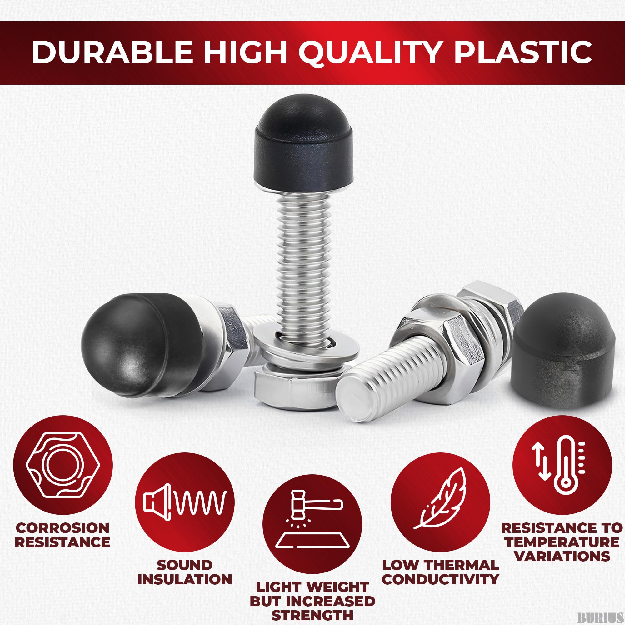 500 Capuchons Orientables Marron Pour Vis Fixation Directe