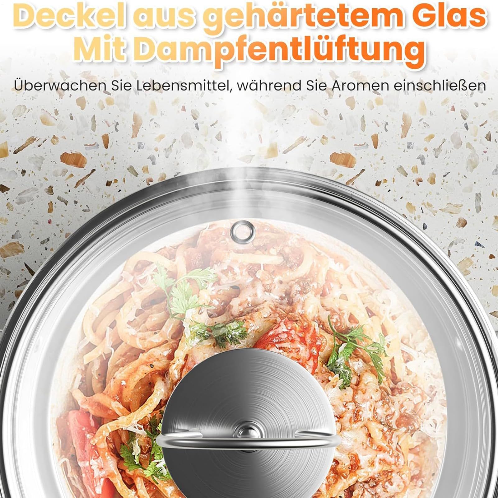 Kochtopf-Set – Soßentopf-Set | Professionelles Kochgeschirr-Set zum Dämpfen von, Schmoren von Suppe, Küche, Restaurant | Küchenutensilien Zum Dämpfen Schmoren Für Haushalt Gastronomie
